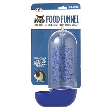 Miller Mfg Pet Lodge Food Funnel Feeder 8 oz. 2341